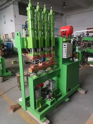 ตู้เย็น ตู้คอนเดนเซอร์ ลวด เครื่องเชื่อมอัตโนมัติ 150KVA Multi Head 380V