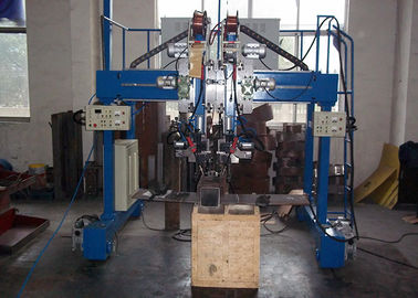 เครื่องเชื่อม CO2 Custom Made Machines คานไฟเบอร์แบบคู่ไฟฉายสำหรับเหล็กสี่เหลี่ยมผืนผ้า Tube