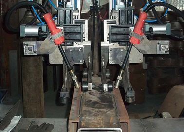 เครื่องเชื่อม CO2 Custom Made Machines คานไฟเบอร์แบบคู่ไฟฉายสำหรับเหล็กสี่เหลี่ยมผืนผ้า Tube