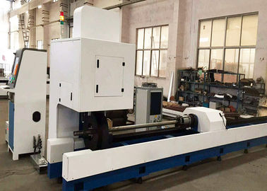 เครื่องตัดท่อด้วยระบบ CNC 1000 วัตต์พร้อมเครื่องทำความเย็นด้วยไฟเบอร์ออปติก Raycus IPG