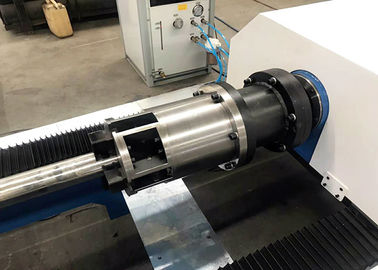 เครื่องตัดท่อด้วยระบบ CNC 1000 วัตต์พร้อมเครื่องทำความเย็นด้วยไฟเบอร์ออปติก Raycus IPG