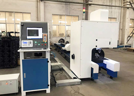 เครื่องทําน้ําเย็น เครื่องตัดท่อเหล็ก CNC 12KW เครื่อง Raycus IPG ไฟเบอร์เลเซอร์พลังงาน
