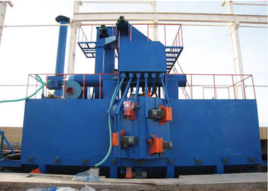 สายโลหะ H Beam สายการผลิต Blasting Cleaning สำหรับเหล็กเส้น 800X1600mm