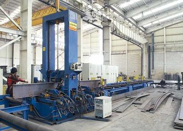 Heavy Duty H Beam สายการผลิตขนาด 200-800 มม. ความกว้างแผ่นแปลนแนวตั้ง