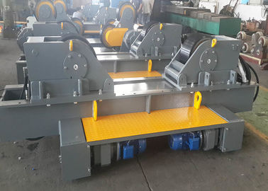 40T Hydraulic Pipe เครื่องเชื่อมอุปกรณ์โรตารี่พอดีถังหมุนโรล 380V