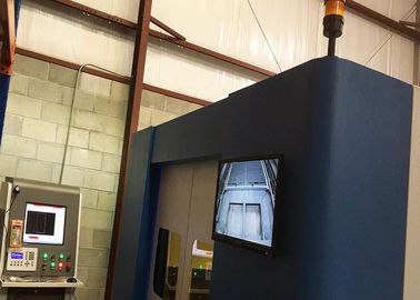 เครื่องตัดเลเซอร์ไฟเบอร์ CNC มีฝาปิดแลกเปลี่ยนอัตโนมัติรุ่น FL-3015-3000W