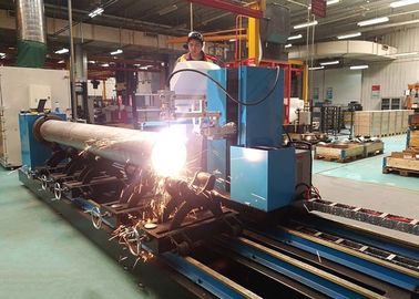 เครื่องตัดพลาสม่า CNC / CNC4-800-6 เครื่องตัดพลาสมาท่อ