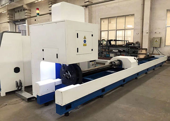 เครื่องตัดท่อ Raycus IPG CNC 6000W สีแดง สีดํา ประสิทธิภาพสูง FL-T-6000W