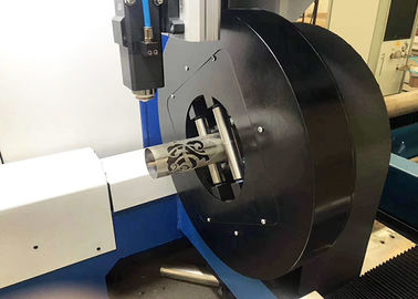 เครื่องตัดท่อ Raycus IPG CNC 1000 วัตต์ประสิทธิภาพสูงสีแดงดำ FL-30-1000W