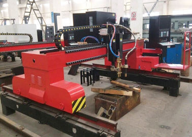 CNC-4000X12000 Gantry Type เครื่องตัดแก๊สและพลาสม่า 1 ไฟฉายแก๊ส 1 คบเพลิงพลาสม่า