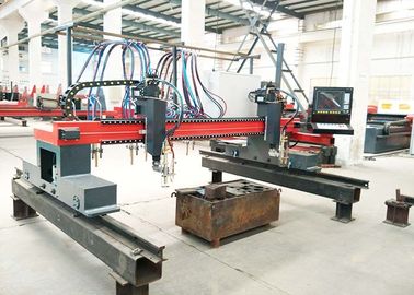 Gantry Type เครื่องตัดพลาสม่าและเครื่องพ่นไฟอัตโนมัติแบบพลาสม่าด้วย Torches แบบ Multi Strip Torches
