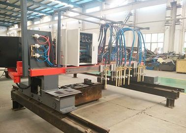 Gantry Type เครื่องตัดพลาสม่าและเครื่องพ่นไฟอัตโนมัติแบบพลาสม่าด้วย Torches แบบ Multi Strip Torches