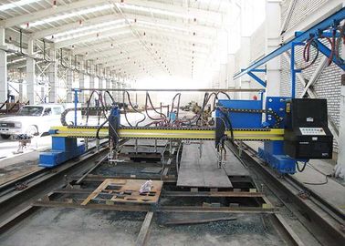 Gantry Type เครื่องตัดพลาสม่าและเครื่องพ่นไฟอัตโนมัติแบบพลาสม่าด้วย Torches แบบ Multi Strip Torches