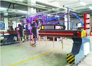 CNC5-5000X14000 Gantry Type Multi-head Strip เปลวไฟและเครื่องตัดพลาสม่า 9 + 1 + 1