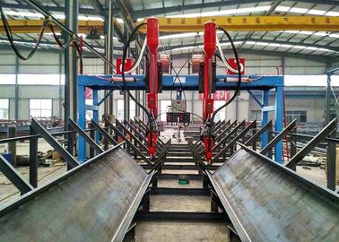 เครื่องเชื่อมอาร์คแบบฝังทับสำหรับเครื่องเชื่อม H Beam Welding Gauge Gantry