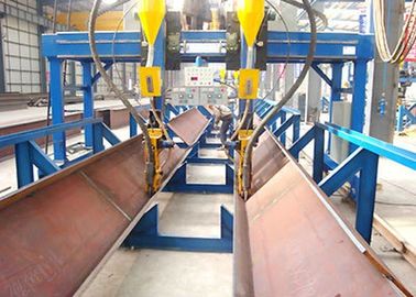 Automatic H Beam สายการผลิตเหล็กกล้าไร้สนิมเชื่อมโลหะเครื่อง 10kw โดยรวมพลังงาน