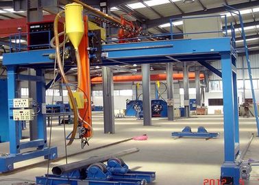 เครื่องเชื่อมเสาไฟอัตโนมัติแบบ Gantry Type สำหรับเสามอเตอร์หลักกำลังสูง 10KW